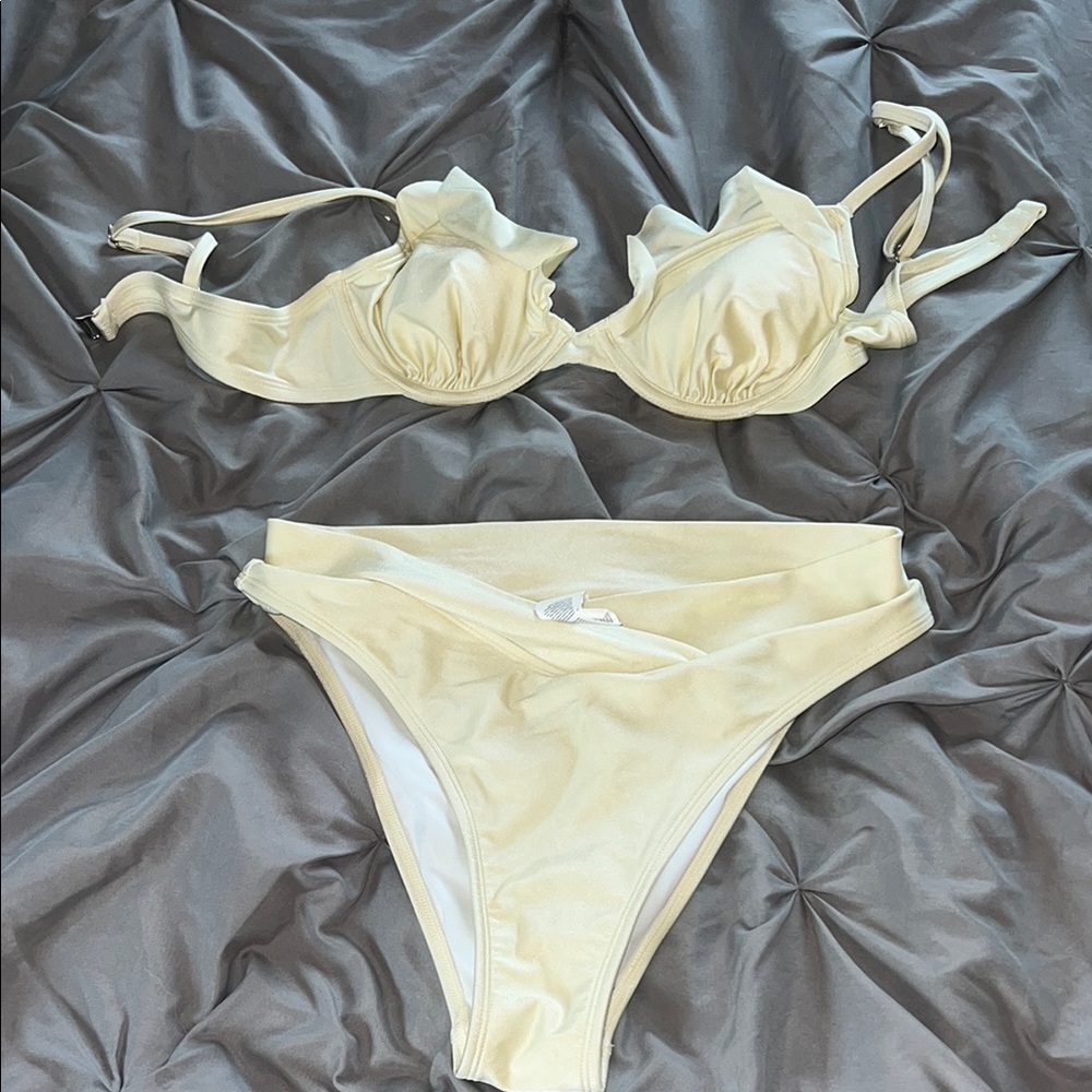 Elegant Cream Women's swimsuit